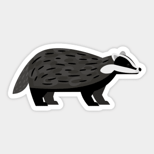 Badger Sticker